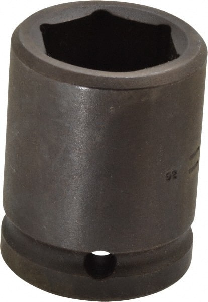 Blackhawk by Proto - 3/4" Drive 1-1/16" Standard Impact Socket - 6 Points, 2-3/32" OAL - Exact Tooling