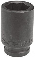 Blackhawk by Proto - 3/4" Drive 1-1/8" Deep Impact Socket - 6 Points, 3-1/4" OAL - Exact Tooling