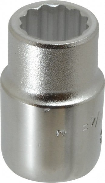 Blackhawk by Proto - 3/4", 3/4" Drive, Standard Hand Socket - 12 Points, 2" OAL, Chrome Finish - Exact Tooling