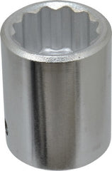 Blackhawk by Proto - 1-1/16", 3/4" Drive, Standard Hand Socket - 12 Points, 2" OAL - Exact Tooling