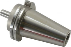 Accupro - CAT50 Outside Taper, JT6 Inside Taper, CAT to Jacobs Taper Adapter - 1.61" Projection, 1.181" Nose Diam - Exact Tooling