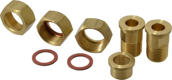 Bradley - Wash Fountain Tailpiece Prepack - For Use with Bradley Foot-Controlled Wash Fountains - Exact Tooling