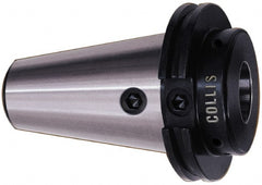 Collis Tool - CAT50 Taper Shank 1/2" Hole End Mill Holder/Adapter - 2-3/4" Nose Diam, 1-3/8" Projection, 1-8 Drawbar - Exact Tooling