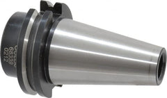 Collis Tool - CAT40 Taper Shank 1" Hole End Mill Holder/Adapter - 1-3/4" Nose Diam, 1-3/8" Projection, 5/8-11 Drawbar - Exact Tooling