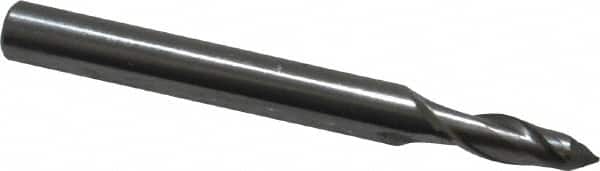 Magafor - 4mm Body Diam, 90°, 2" OAL, Solid Carbide Spotting Drill - Exact Tooling