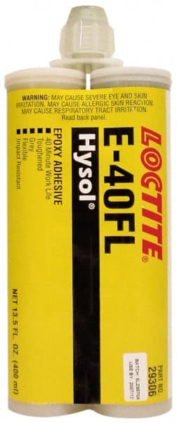 Loctite - 400 mL Cartridge Two Part Epoxy - 40 min Working Time, Series E-40FL - Exact Tooling