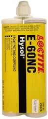 Loctite - 400 mL Cartridge Two Part Epoxy - 60 min Working Time, 3,110 psi Shear Strength, Series E-60NC - Exact Tooling