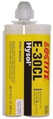 Loctite - 200 mL Cartridge Two Part Epoxy - 30 min Working Time, 4,270 psi Shear Strength, Series E-30CL - Exact Tooling