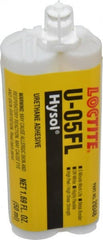 Loctite - 50 mL Cartridge Two Part Urethane Adhesive - 5 min Working Time, 3,110 psi Shear Strength, Series U-05FL - Exact Tooling