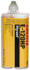 Loctite - 400 mL Cartridge Two Part Epoxy - 120 min Working Time, 4,800 psi Shear Strength, Series E-120HP - Exact Tooling