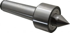 Riten - MT5 Taper Shank, 3-1/16" Head Diam 9,000 Lb Capacity Live Center - 5,000 Max RPM, 2-3/32" Head Length, 1-3/8" Point Diam, 1-13/16" Point Len, 2,800 Lb Max Workpc, 10-7/8" OAL, 2" Long Tip, Standard Point - Exact Tooling