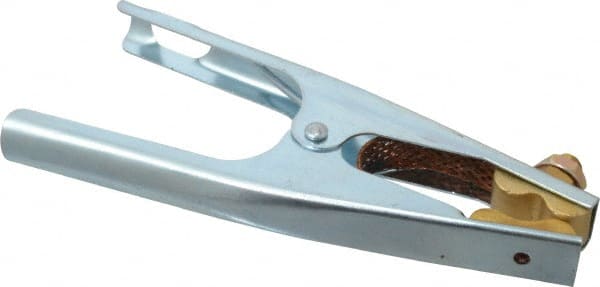 Value Collection - 2 Inch Jaw Opening, 1-3/4 Inch Jaw Depth, 500 Amp Rating, Steel Welding Ground Clamp - 9-1/2 Inch Long - Exact Tooling