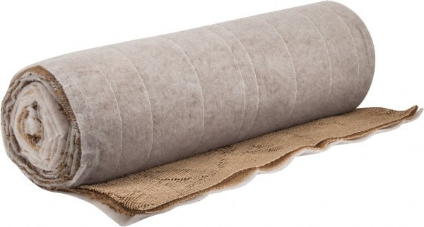 Made in USA - 30' Long x 40" Wide x 1" Thick, Paper Paint Booth Air Filter Media Roll - 98% Arrestance Efficiency, 98% Capture Efficiency, 200 Max FPM, 180°F Max, 12" Roll Diam, Expanded Paper & Polyester Stiched Together, Use with Room Air Conditioners - Exact Tooling