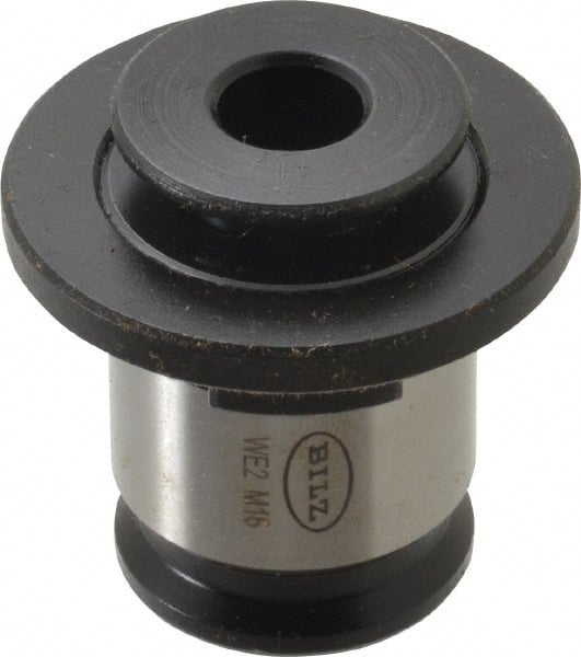 Bilz - 0.472" Tap Shank Diam, 0.354" Tap Square Size, M16 Tap, #2 Tapping Adapter - 0.4331" Projection, 1.181" Tap Depth, 1.8111" OAL, 1.22" Shank OD, Through Coolant, Series WE 2 - Exact Tooling