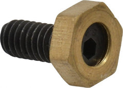 Gibraltar - 5/16" Hex, 8-32 Stud Thread, Symmetrical Hex Clamp - 0.11" Hex Height, 23/64" Thread Length, 10 Clamps - Exact Tooling