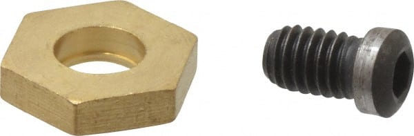 Gibraltar - 13/16" Hex, 5/16-18 Stud Thread, Symmetrical Hex Clamp - 0.11" Hex Height, 15" Thread Length, 10 Clamps - Exact Tooling