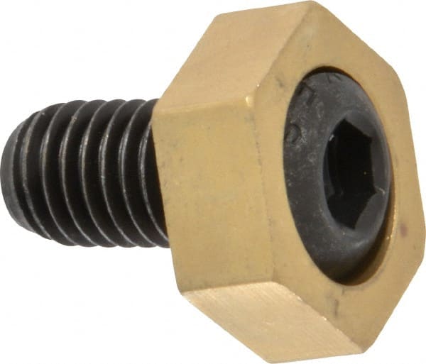Gibraltar - 1" Hex, 1/2-13 Stud Thread, Symmetrical Hex Clamp - 0.11" Hex Height, 29/32" Thread Length, 10 Clamps - Exact Tooling