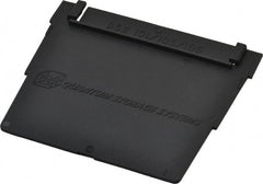 Quantum Storage - 4.1" Wide x 4" High, Black Bin Divider - Use with Quantum Storage Systems - QSB 101CON, QSB 103CON, QSB 105CON - Exact Tooling