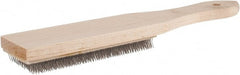 Lutz - 8-1/2" Long Abrasive File Card - Wood Handle - Exact Tooling