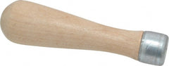 Lutz - 4" Long x 1-1/16" Diam File Handle - For Use with 6" Files - Exact Tooling