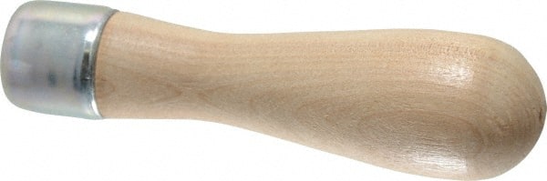 Lutz - 4-1/2" Long x 1-1/4" Diam File Handle - For Use with 10" Files - Exact Tooling