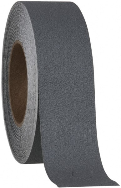 NMC - Gray Solid Color Anti-Slip Vinyl Tape - 2" Wide x 60' Long x 0.02" Thick, General Traffic - Exact Tooling