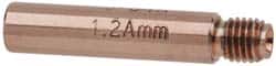 Lincoln Electric - MIG Tip Heavy Duty Air Cooled Welder Nozzle/Tip/Insulator - 3/64" Wire Outside Diam - Exact Tooling