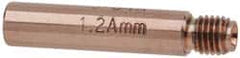 Lincoln Electric - MIG Tip Heavy Duty Air Cooled Welder Nozzle/Tip/Insulator - 3/64" Wire Outside Diam - Exact Tooling