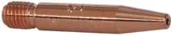 Lincoln Electric - MIG Tip Tapered Air Cooled Welder Nozzle/Tip/Insulator - 0.045" Wire Outside Diam - Exact Tooling