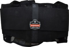 Ergodyne - Size S, Hook & Loop, Spandex Belt with Adjustable Shoulder Straps - 25 to 30" Waist, 7-1/2" Wide, Detachable Strap, Black - Exact Tooling