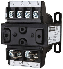 Eaton Cutler-Hammer - 1 Phase, 0.75 kVA, Control Transformer - 2 Input, 1 Output Winding, 50/60 Hz, 7 Inch Deep x 4-3/4 Inch High, 131°F Temp Rise - Exact Tooling