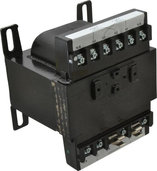 Eaton Cutler-Hammer - 1 Phase, 0.5 kVA, Control Transformer - 2 Input, 1 Output Winding, 50/60 Hz, 5-1/2 Inch Deep x 4-3/4 Inch High, 131°F Temp Rise - Exact Tooling