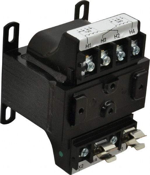 Eaton Cutler-Hammer - 1 Phase, 0.08 kVA, Control Transformer - 2 Input, 1 Output Winding, 50/60 Hz, 3-1/2 Inch Deep x 2-9/16 Inch High, 131°F Temp Rise - Exact Tooling