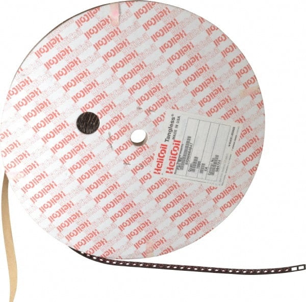 Heli-Coil - 1,000 Inserts, #10-32 UNF, 1D, Stainless Steel Screw Locking Insert - 4-1/8 Free Coils, 0.19 Inch Overall Length, 0.236 to 0.256 Inch Outside Diameter, Tangless, 304 Material Grade - Exact Tooling