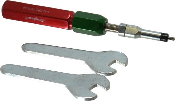 Heli-Coil - #4-40, Tangless Insert Compatible, Stainless Steel Insert Tool Thread Insert Hand Installation Tool - UNC Thread, #4-40 Insert Internal Thread - Exact Tooling