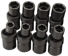 SK - 3/8" Drive 5/8" Standard Universal Impact Socket - 6 Points, 2-21/64" OAL - Exact Tooling