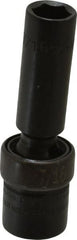 SK - 3/8" Drive 7/16" Deep Universal Impact Socket - 6 Points, 3-1/8" OAL - Exact Tooling