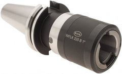 Bilz - CAT40 Taper Shank Tension & Compression Tapping Chuck - 1/4 to 7/8" Tap Capacity, 3.855" Projection, Size 2 Adapter, Quick Change - Exact Tooling