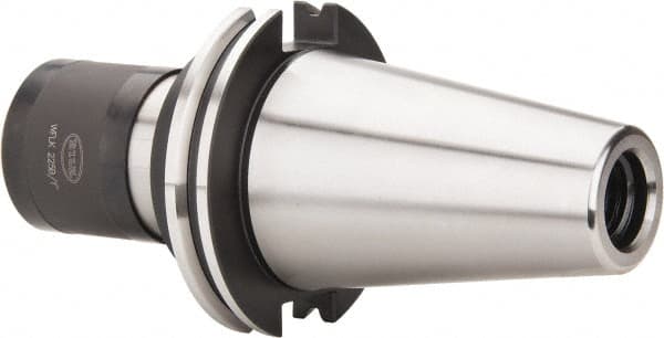 Bilz - CAT50 Taper Shank Tension & Compression Tapping Chuck - 1/4 to 7/8" Tap Capacity, 3.855" Projection, Size 2 Adapter, Quick Change - Exact Tooling