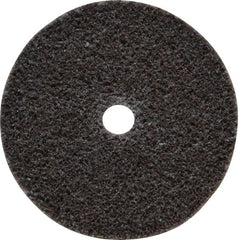 3M - 2" Diam, 1/4" Face Width, 1/4" Center Hole, Medium Grade, Aluminum Oxide Deburring Wheel - Unitized, Hard Density 7 Grade, 22,100 RPM - Exact Tooling