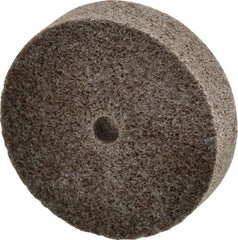 3M - 2" Diam, 1/2" Face Width, 1/4" Center Hole, Fine Grade, Aluminum Oxide Deburring Wheel - Unitized, Medium Density 5 Grade, 22,100 RPM - Exact Tooling