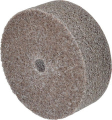 3M - 2" Diam, 3/4" Face Width, 1/4" Center Hole, Fine Grade, Aluminum Oxide Deburring Wheel - Unitized, Medium Density 5 Grade, 22,100 RPM - Exact Tooling