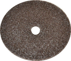 3M - 3" Diam, 1/8" Face Width, 3/8" Center Hole, Medium Grade, Aluminum Oxide Deburring Wheel - Unitized, Hard Density 7 Grade, 18,100 RPM - Exact Tooling