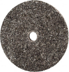 3M - 3" Diam, 1/4" Face Width, 3/8" Center Hole, Coarse Grade, Aluminum Oxide Deburring Wheel - Unitized, Hard Density 7 Grade, 18,100 RPM - Exact Tooling