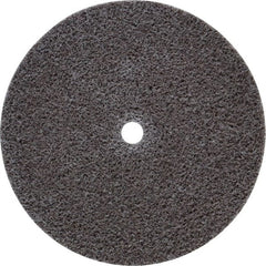 3M - 3" Diam, 1/2" Face Width, 1/4" Center Hole, Fine Grade, Aluminum Oxide Deburring Wheel - Unitized, Medium Density 5 Grade, 15,100 RPM - Exact Tooling