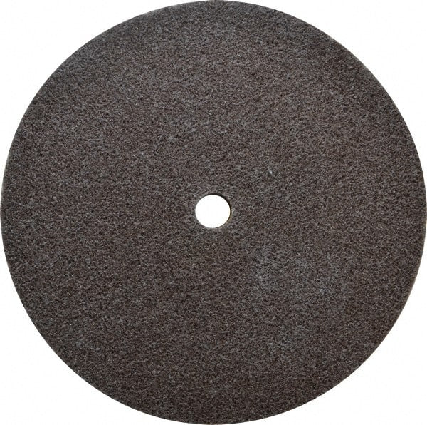 3M - 6" Diam, 1/2" Face Width, 1/2" Center Hole, Medium Grade, Aluminum Oxide Deburring Wheel - Unitized, Hard Density 7 Grade, 7,500 RPM - Exact Tooling