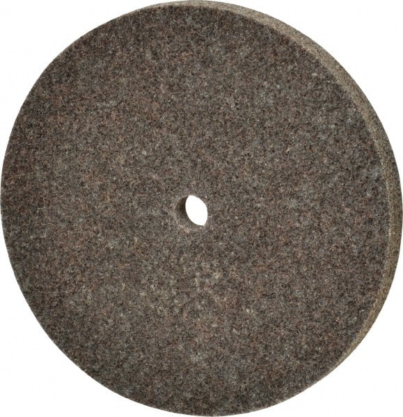 3M - 6" Diam, 1/2" Face Width, 1/2" Center Hole, Coarse Grade, Aluminum Oxide Deburring Wheel - Unitized, Hard Density 7 Grade, 7,500 RPM - Exact Tooling