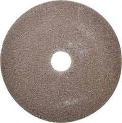 3M - 6" Diam, 1" Face Width, 1" Center Hole, Medium Grade, Aluminum Oxide Deburring Wheel - Unitized, Hard Density 7 Grade, 7,500 RPM - Exact Tooling