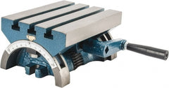 Interstate - 7" OAL x 5" Overall Width x 3-1/2" Overall Height, Tilting Table - 13/32" T-Slot Width - Exact Tooling