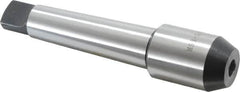 Interstate - 3MT Taper Shank 3/8" Hole End Mill Holder/Adapter - 50mm Projection - Exact Tooling